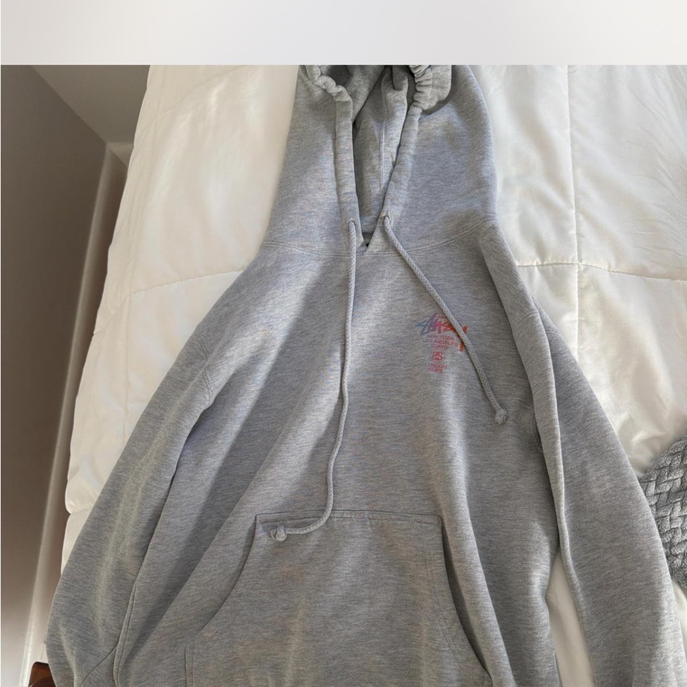 Stussy Gray Kids Hoodie
